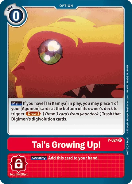 Tai's Growing Up! (P-024) card