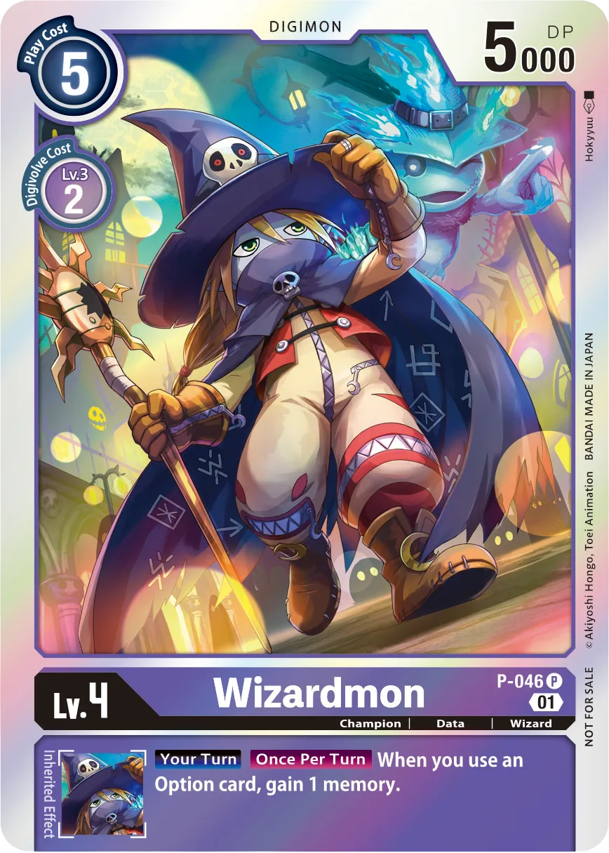 Wizardmon (P-046) card