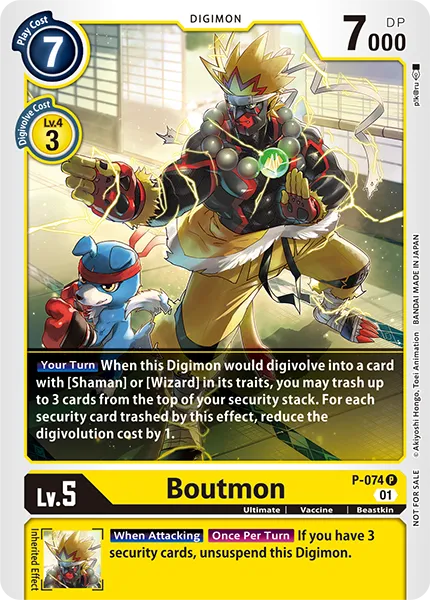 Boutmon (P-074) card