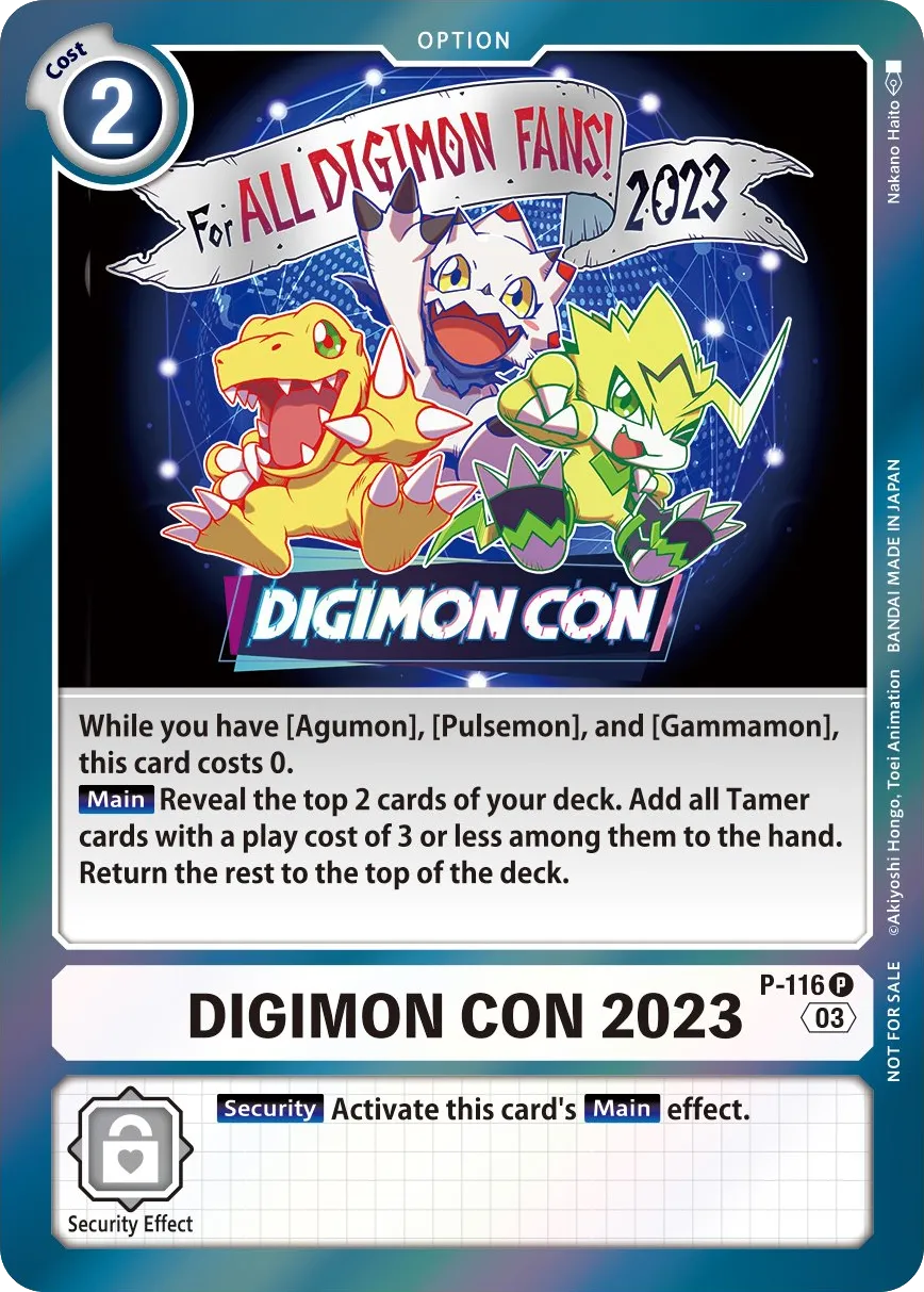 DIGIMON CON 2023 (P-116) card