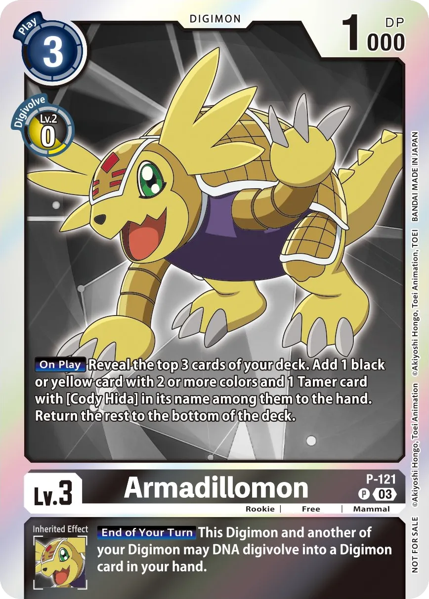 Armadillomon (P-121) card