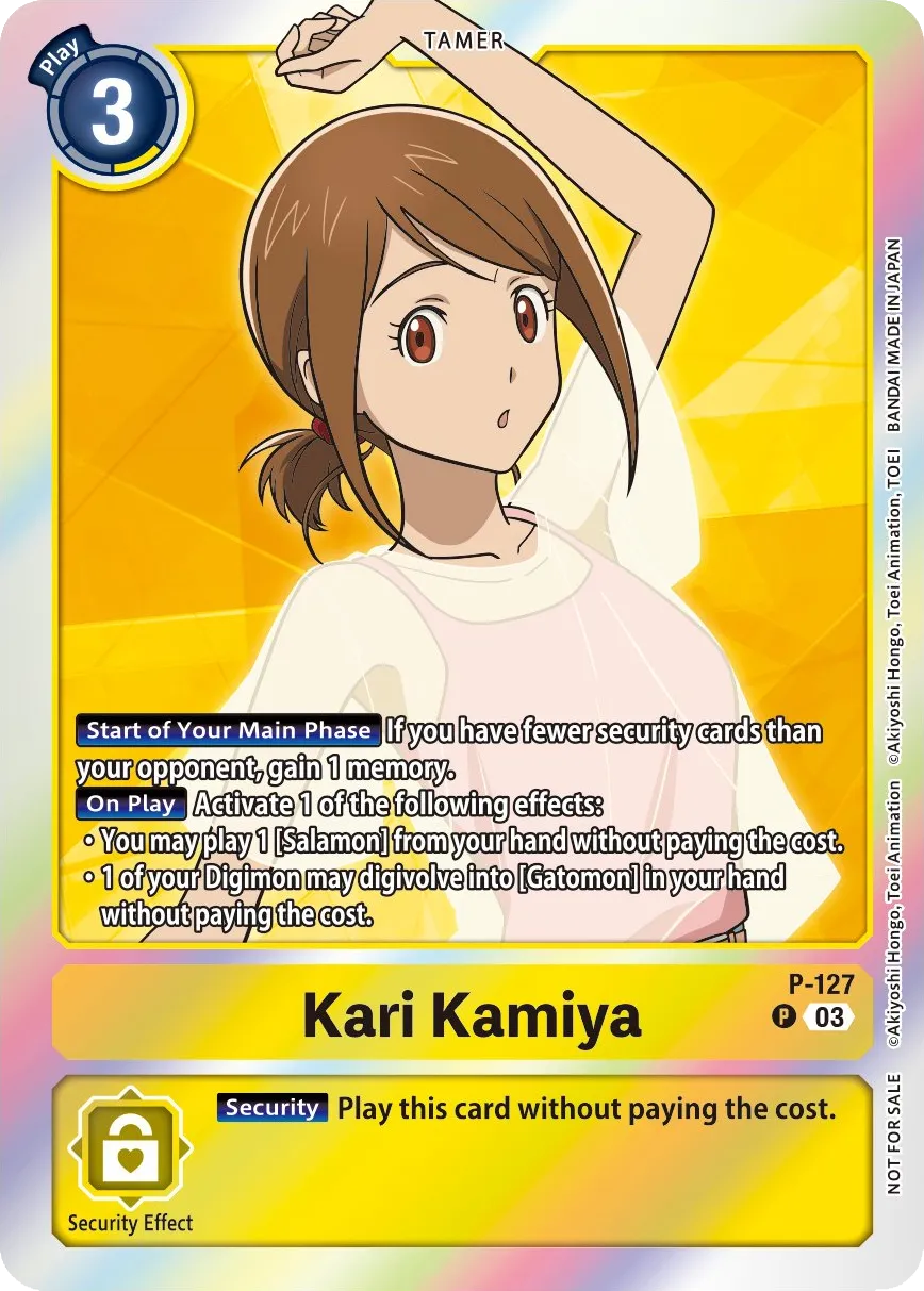 Kari Kamiya (P-127) card