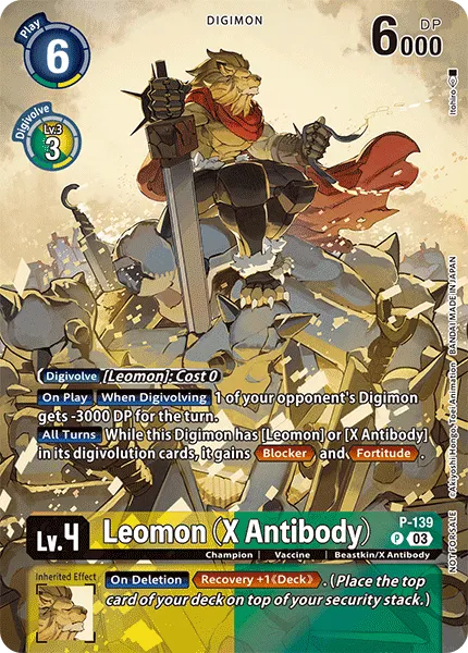 Leomon (X Antibody) (P-139) card