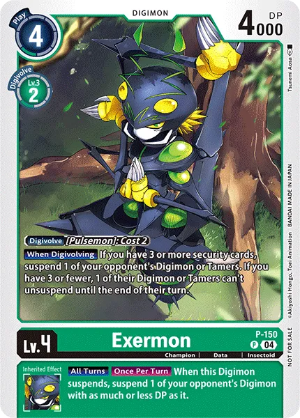 Exermon (P-150) card