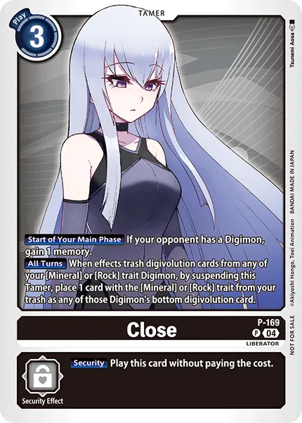 Close (P-169) card