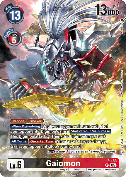 Gaiomon (P-183) card