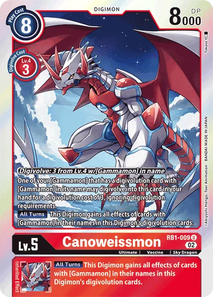 Canoweissmon (RB1-009) card