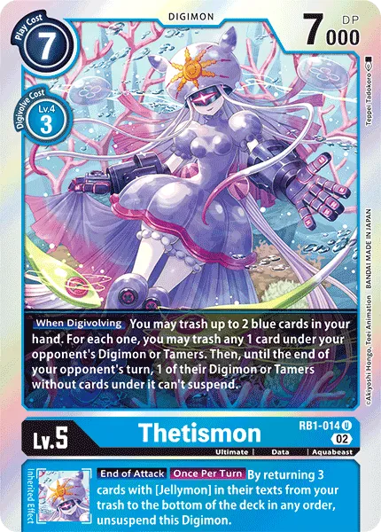 Thetismon (RB1-014) card