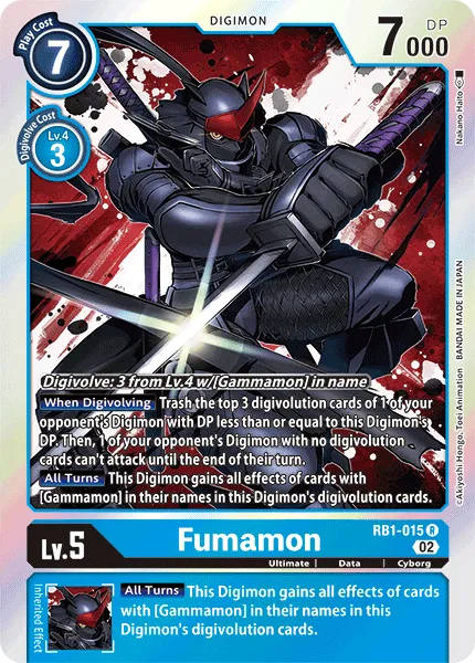 Fumamon (RB1-015) card