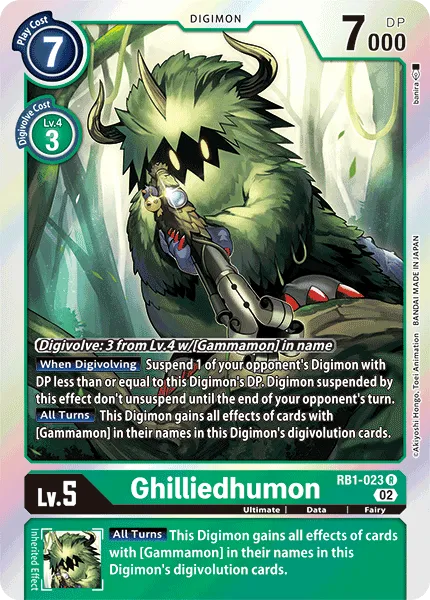 Ghilliedhumon (RB1-023) card