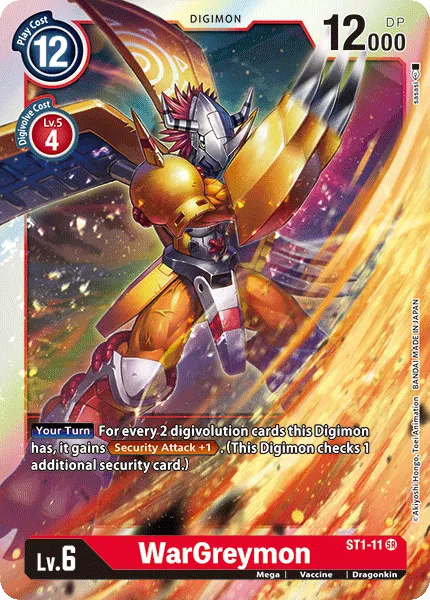 WarGreymon (ST1-11) card