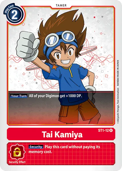 Tai Kamiya (ST1-12) card