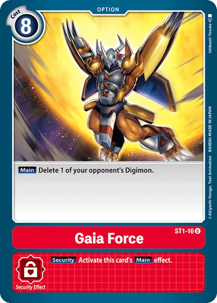 Gaia Force (ST1-16) card