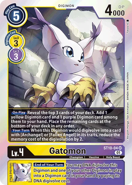 Gatomon (ST10-04) card