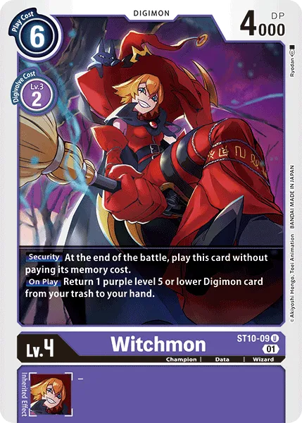 Witchmon (ST10-09) card