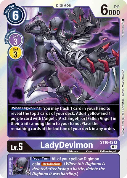 LadyDevimon (ST10-12) card