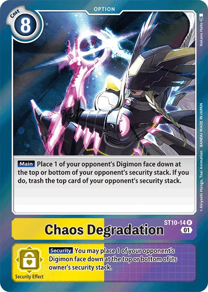 Chaos Degradation (ST10-14) card