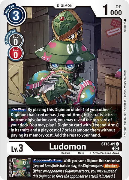 Ludomon (ST13-09) card