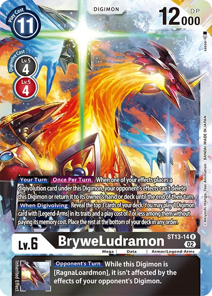 BryweLudramon (ST13-14) card