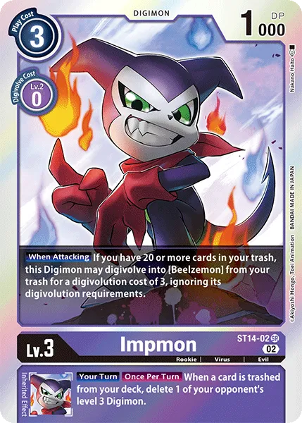 Impmon (ST14-02) card