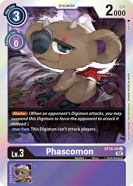 Phascomon (ST14-04) card