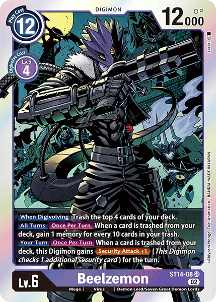 Beelzemon (ST14-08) card