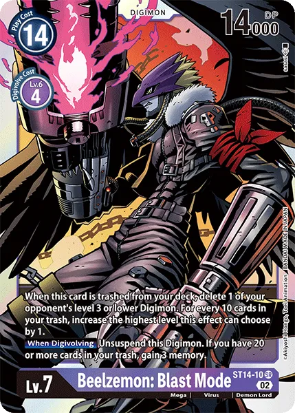 Beelzemon: Blast Mode (ST14-10) card