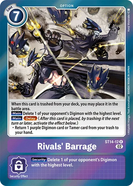 Rivals' Barrage (ST14-12) card