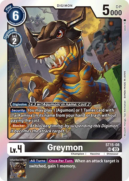 Greymon (ST15-08) card