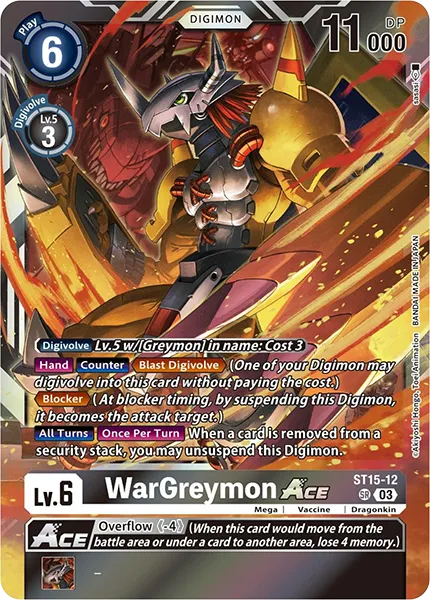 WarGreymon (ST15-12) card