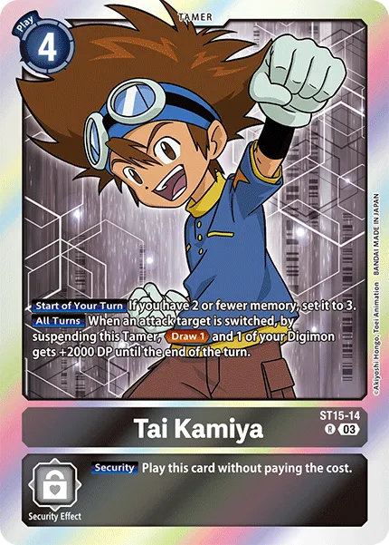 Tai Kamiya (ST15-14) card
