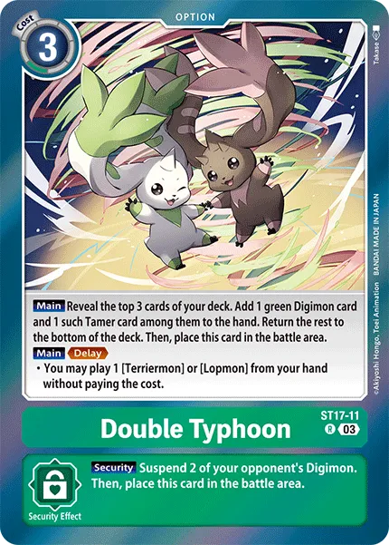 Double Typhoon (ST17-11) card
