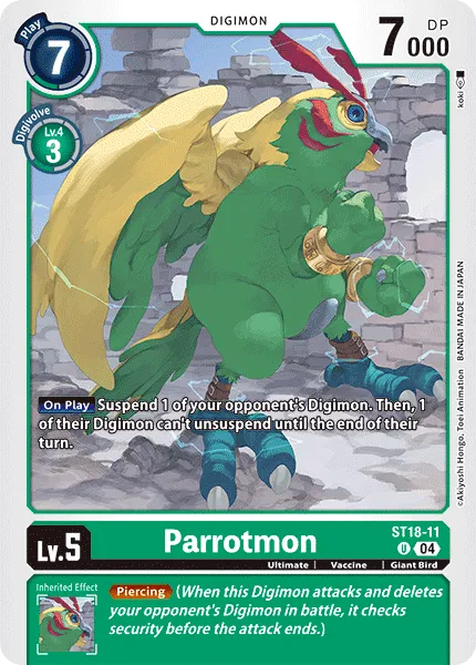 Parrotmon (ST18-11) card