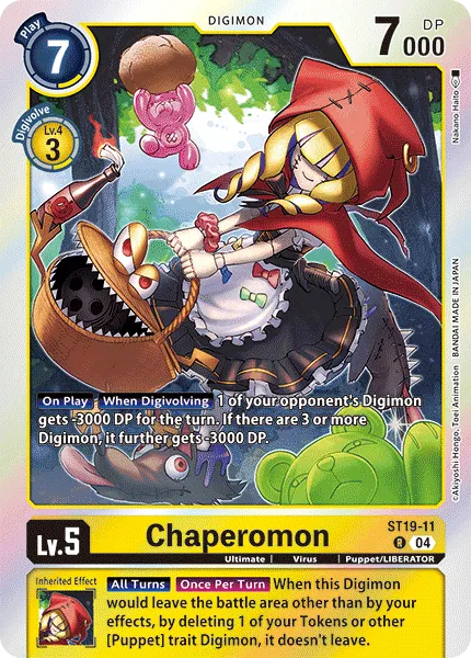 Chaperomon (ST19-11) card