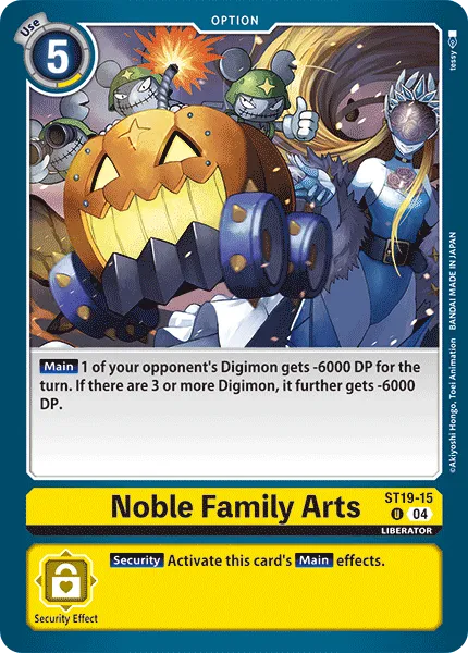 Noble Family Arts (ST19-15) card