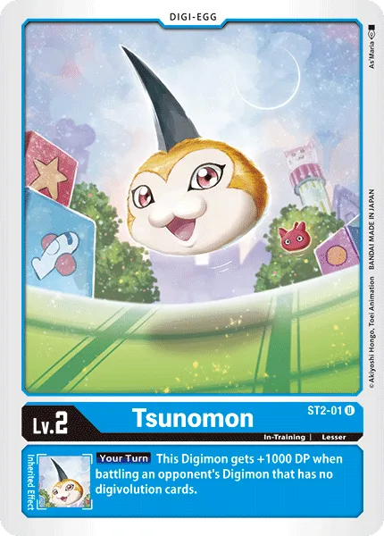 Tsunomon (ST2-01) card