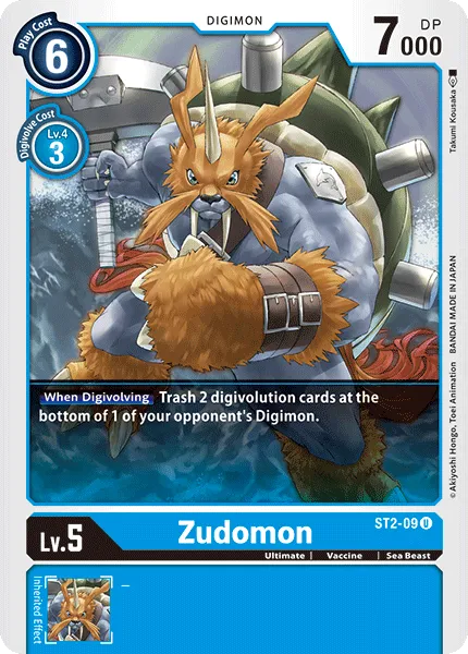 Zudomon (ST2-09) card