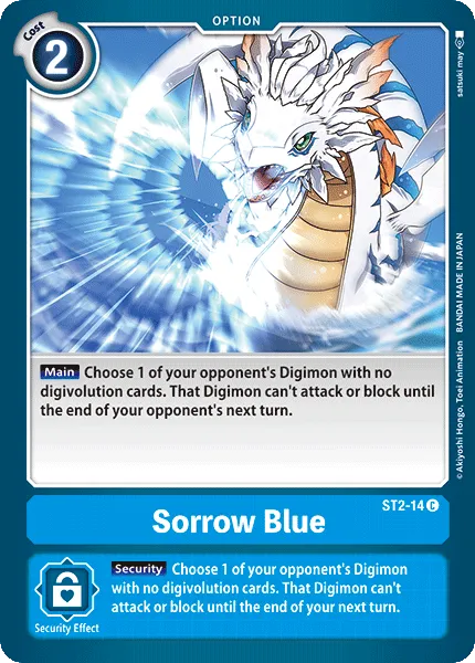 Sorrow Blue (ST2-14) card