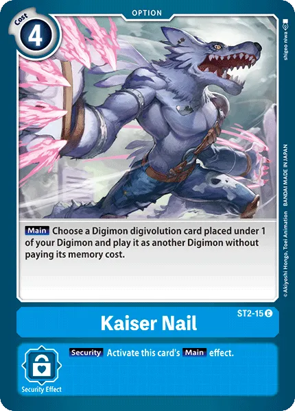 Kaiser Nail (ST2-15) card