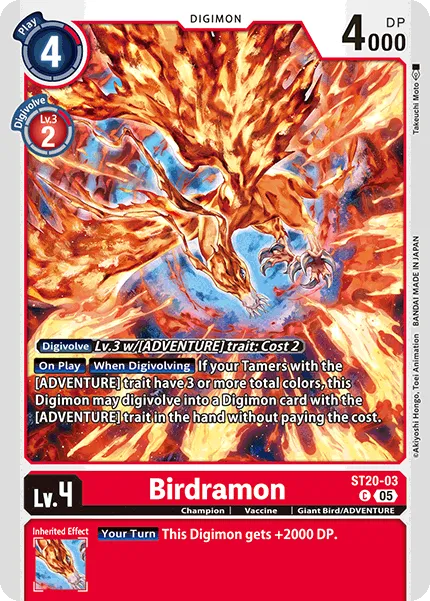 Birdramon (ST20-03) card