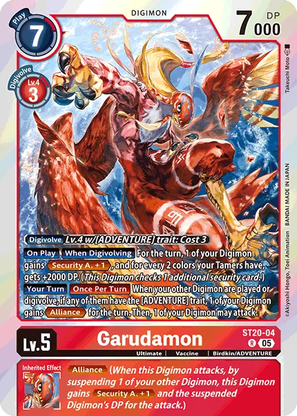 Garudamon (ST20-04) card