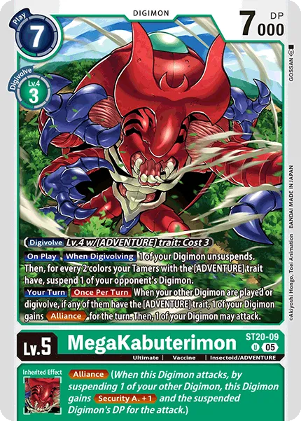 MegaKabuterimon (ST20-09) card