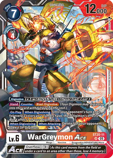 WarGreymon (ST20-11) card