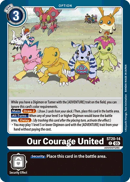 Our Courage United (ST20-14) card