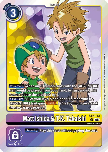Matt Ishida & T.K. Takaishi (ST21-13) card