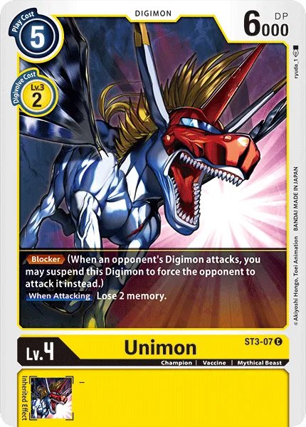 Unimon (ST3-07) card