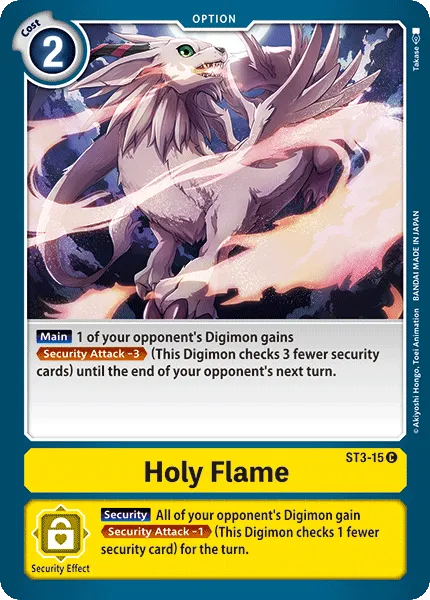 Holy Flame (ST3-15) card