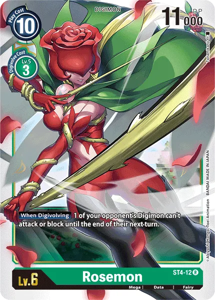Rosemon (ST4-12) card
