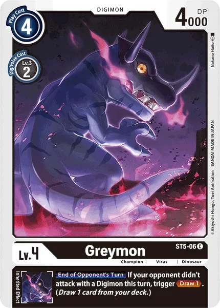 Greymon (ST5-06) card
