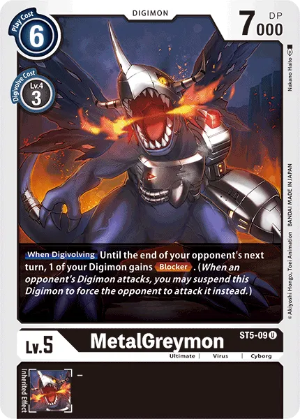 MetalGreymon (ST5-09) card